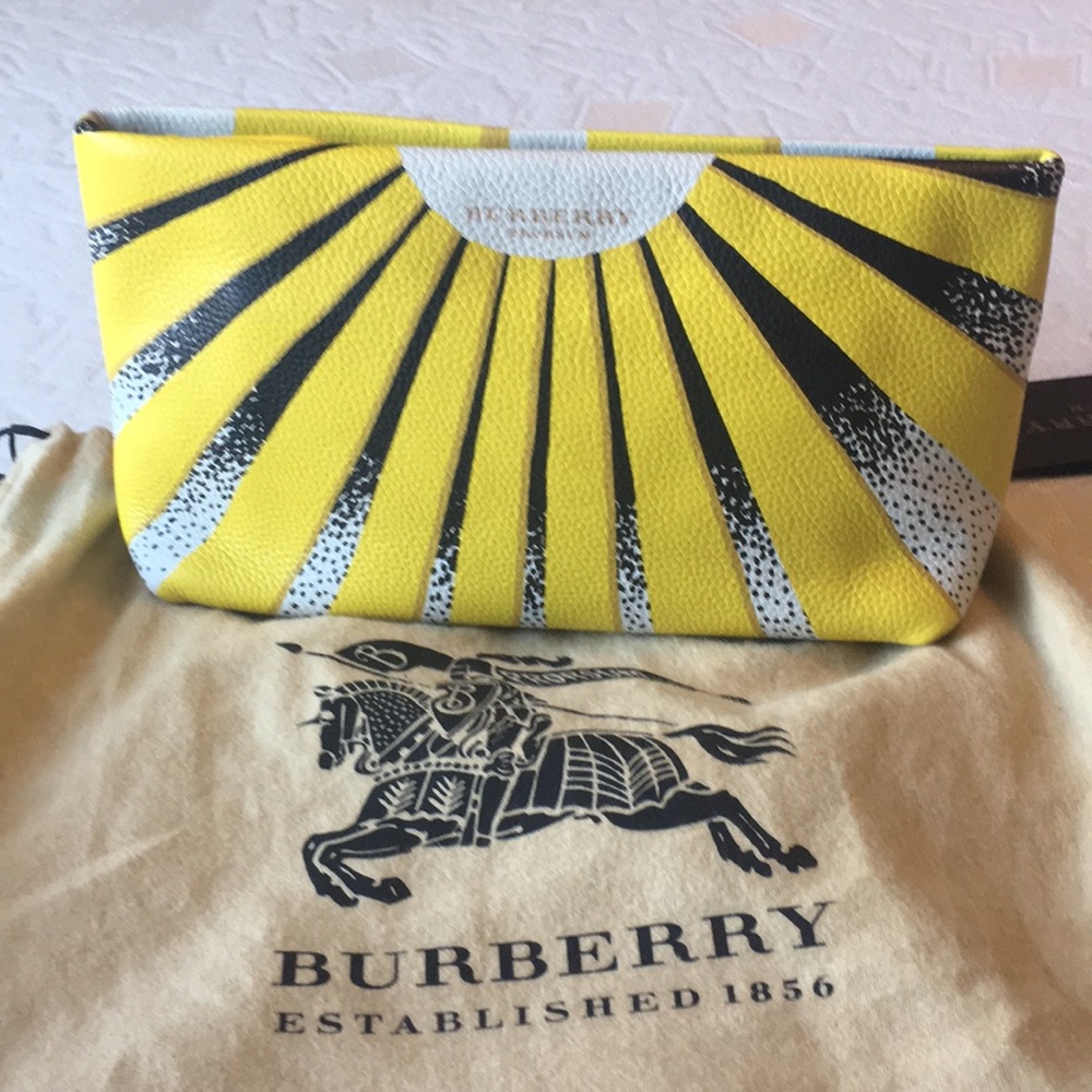 Burberry Prorsum Clutch ~ Daffodil Yellow